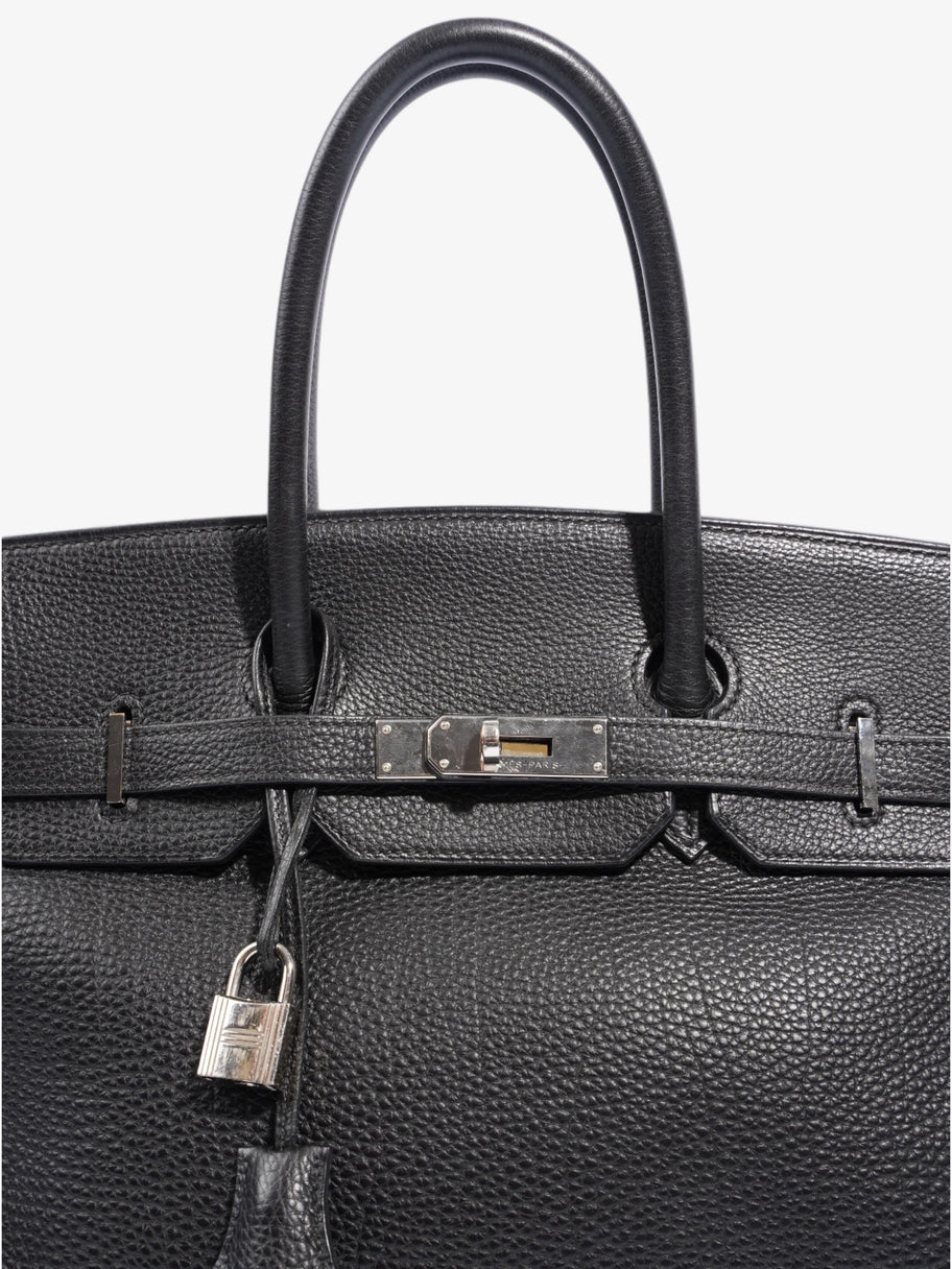 Hermes Birkin 35 Black Leather Image 8