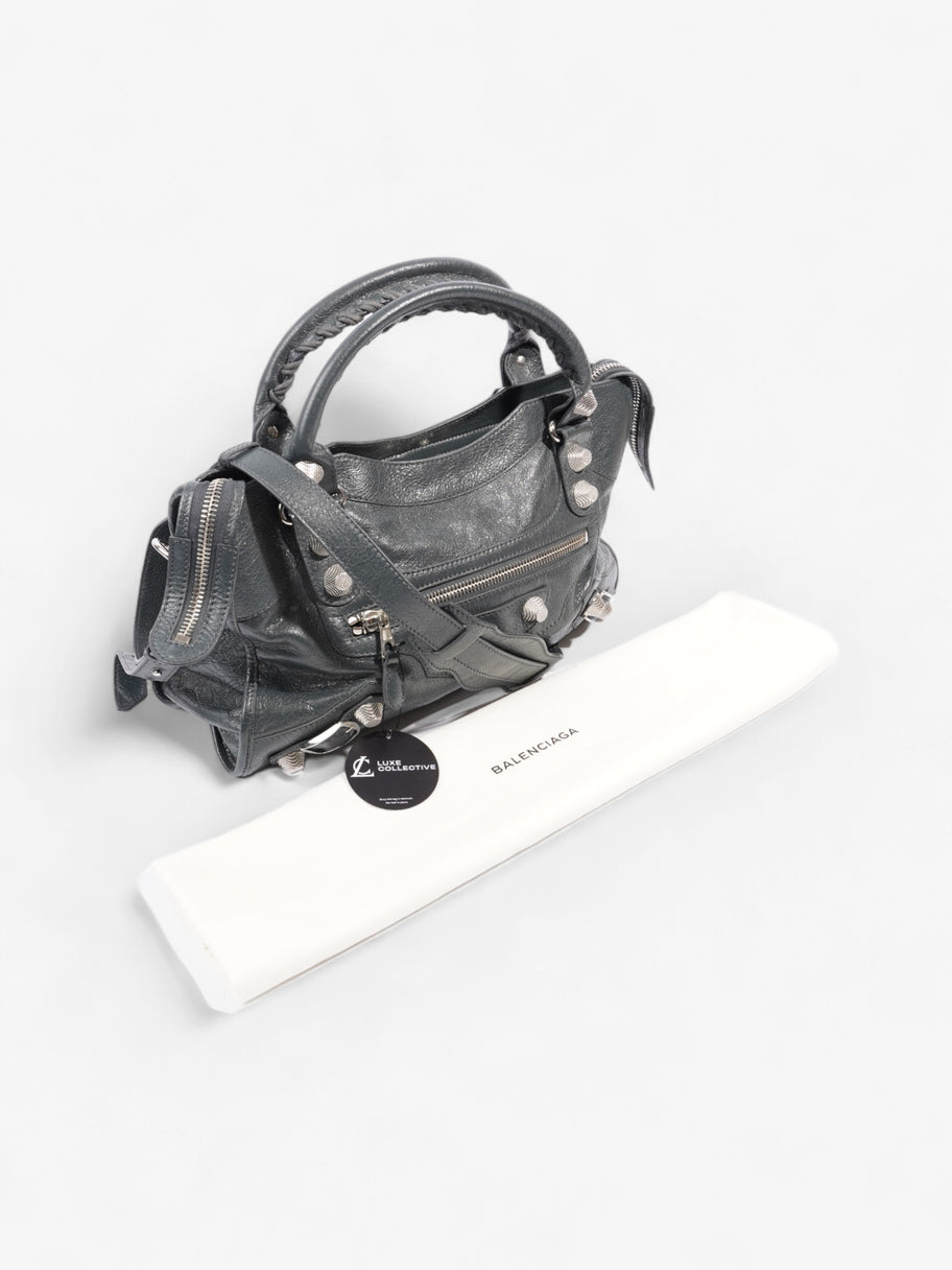 Balenciaga City Grey Leather Medium Image 8