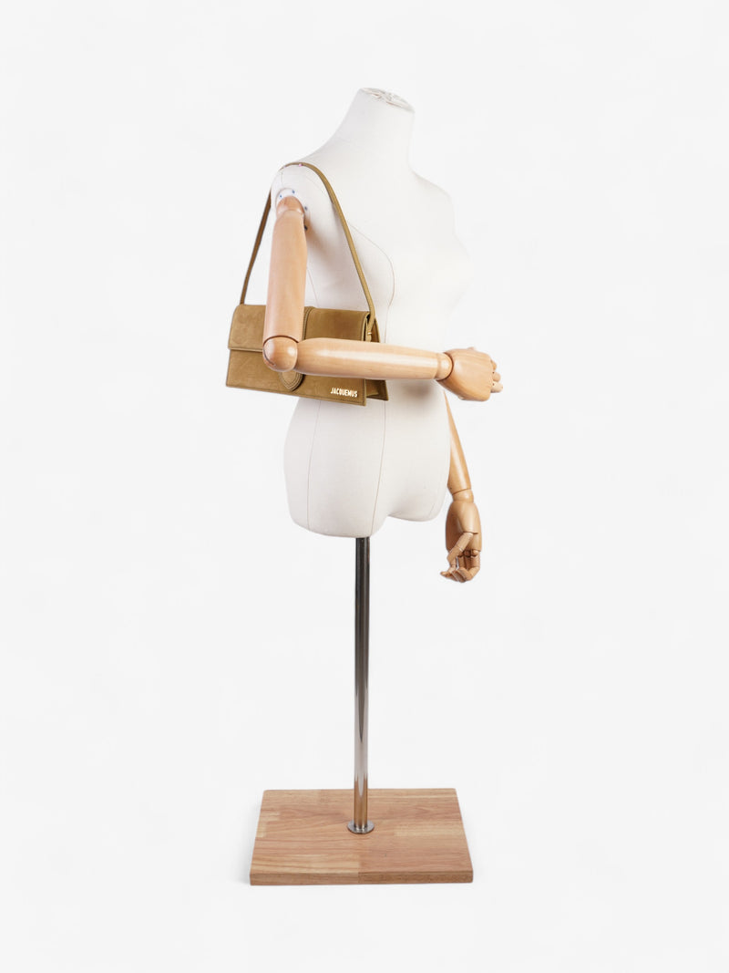  Jacquemus Le Bambino Long  Light Khaki Leather