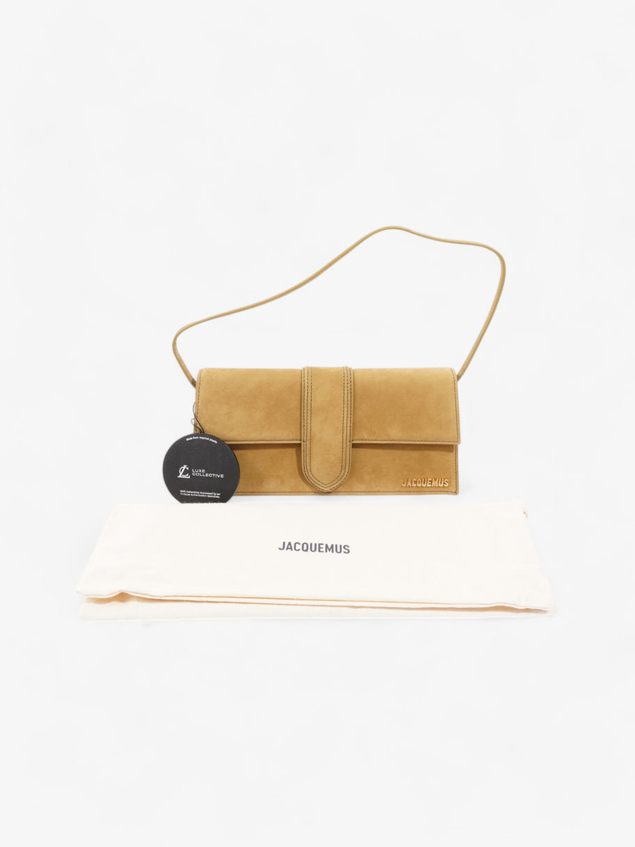 Jacquemus Le Bambino Long  Light Khaki Leather Image 9