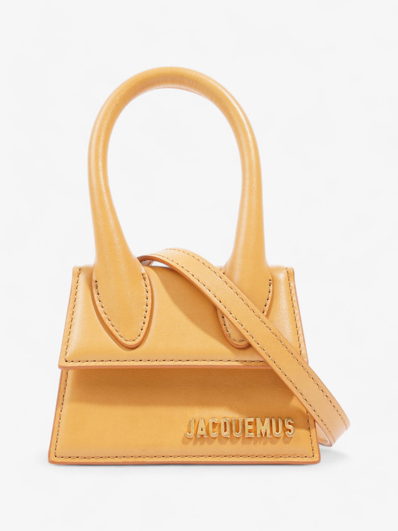  Jacquemus Le Chiquito Camel Leather Mini