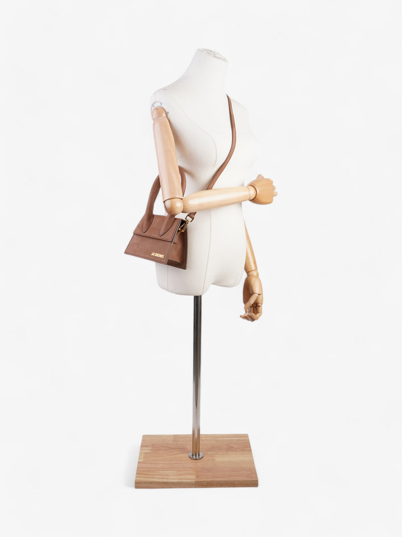  Jacquemus Le Chiquito Brown Leather Moyen