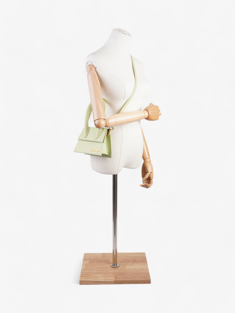  Jacquemus Le Chiquito Light Green Leather Moyen