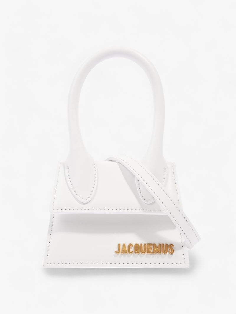  Jacquemus Le Chiquito White Leather Mini