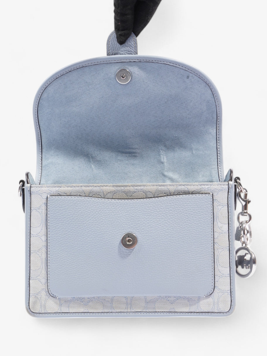 Coach Ronnie Light Blue Canvas Image 7