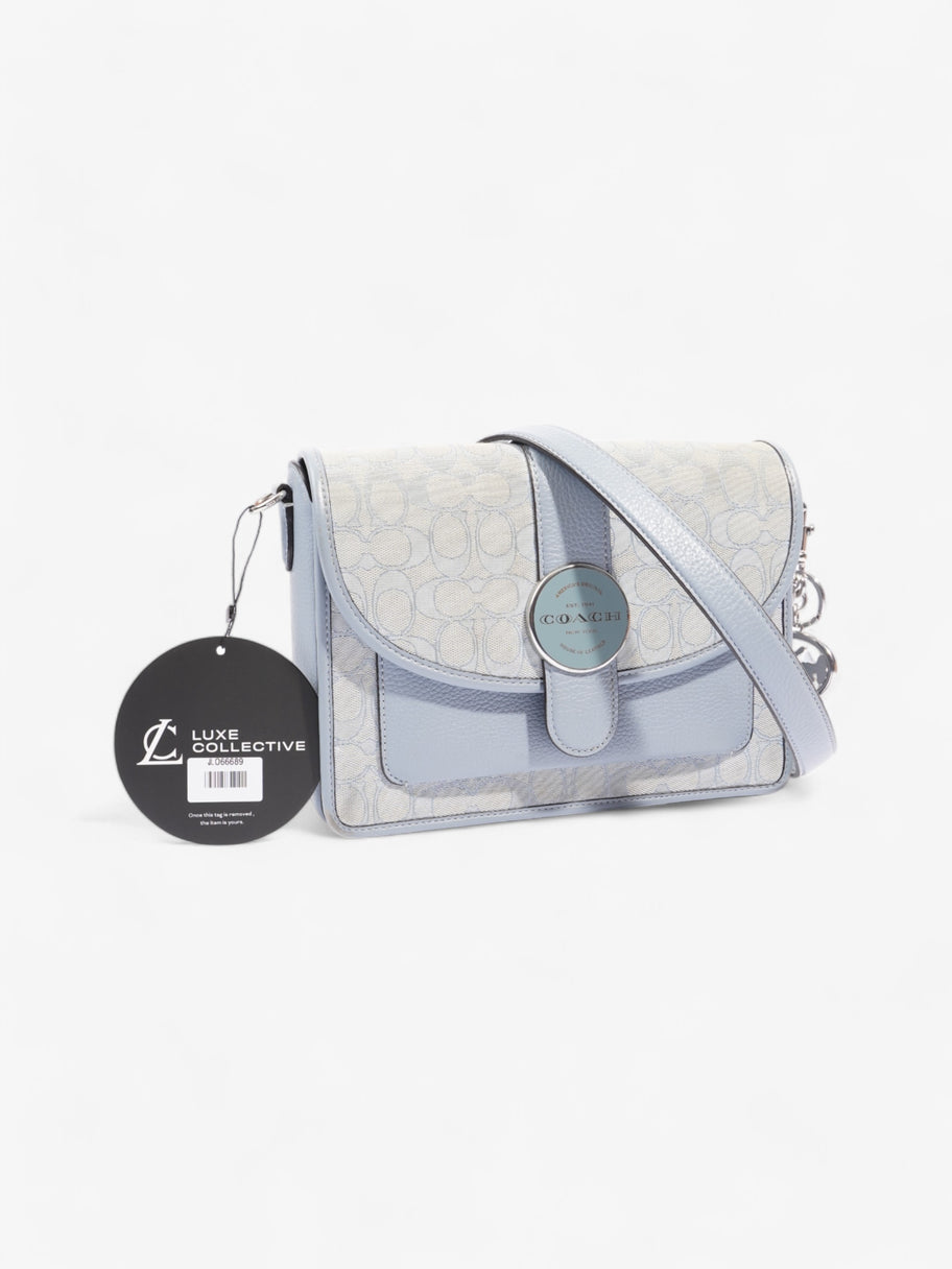 Coach Ronnie Light Blue Canvas Image 9