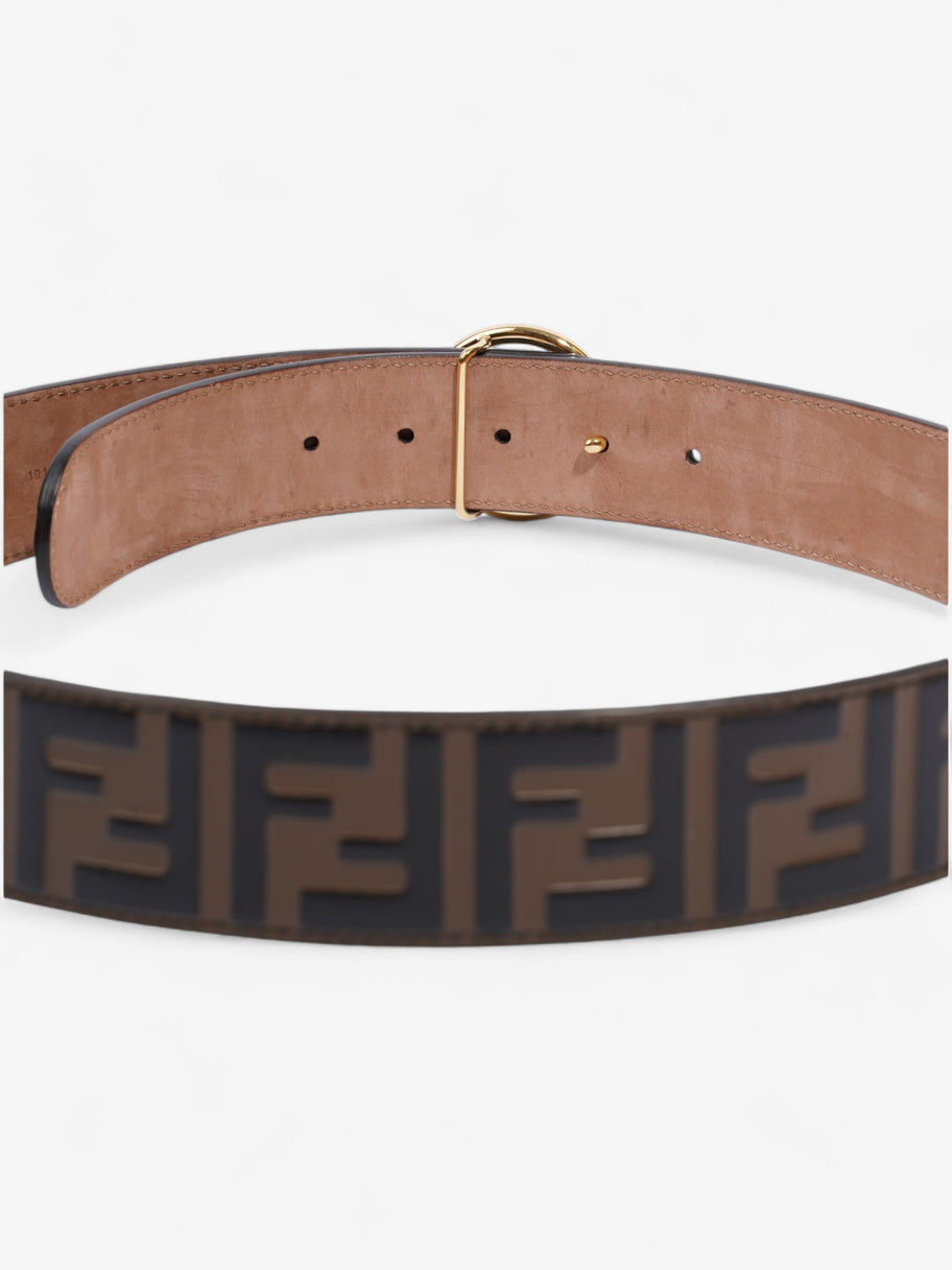 Fendi F is Fendi Belt Black / Brown Leather 85cm / 34