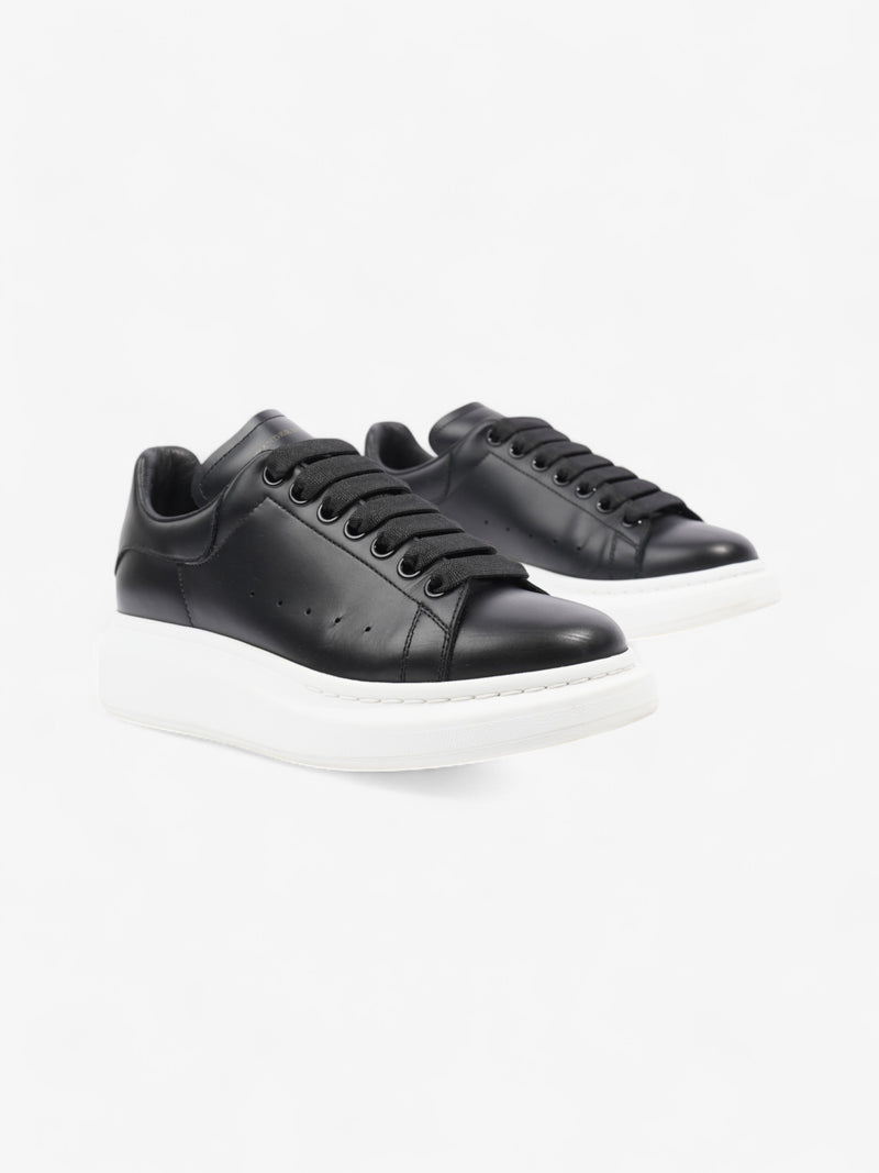  Alexander McQueen Oversized Sneakers Black Leather EU 38 UK 5