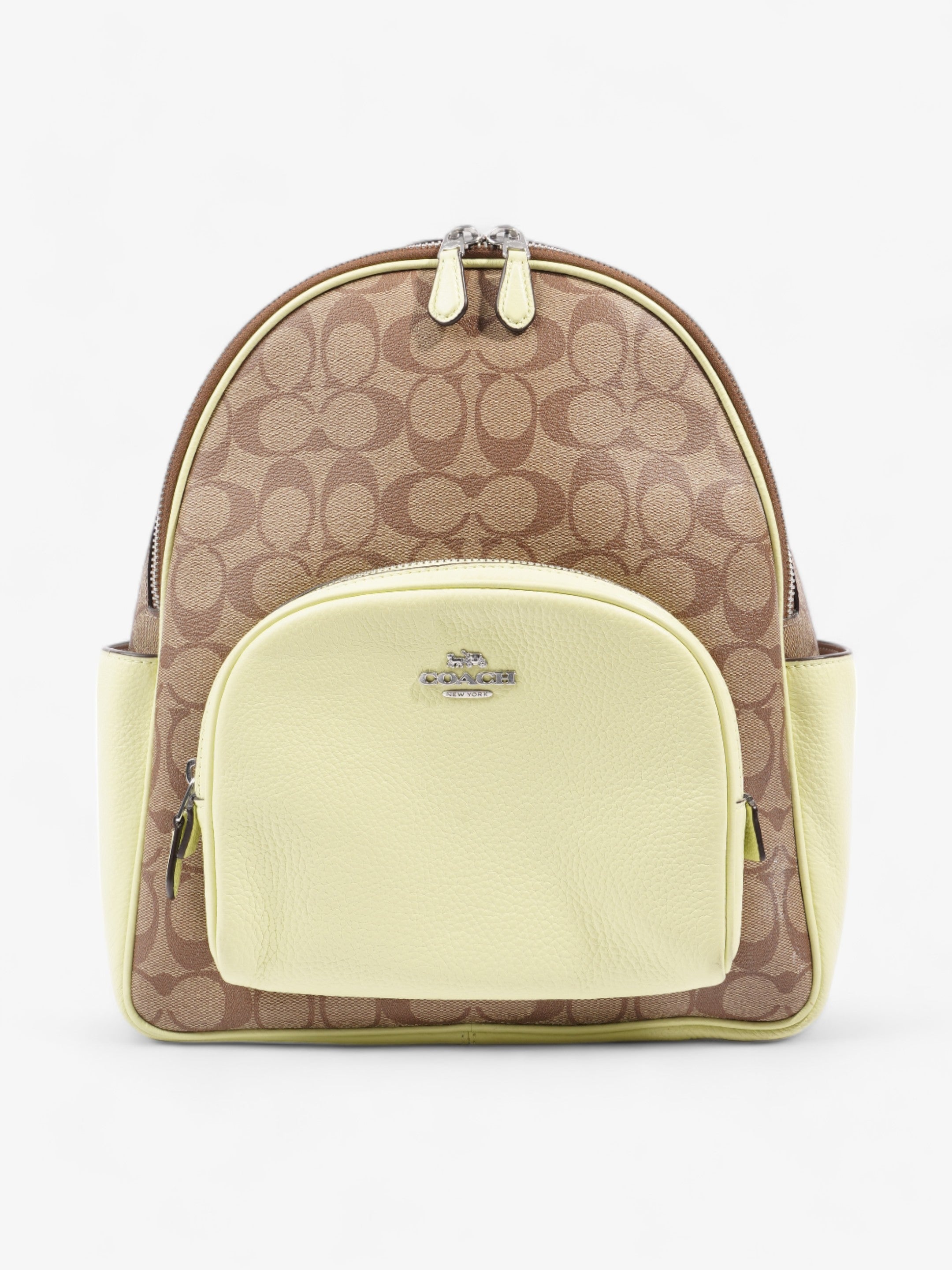 Coach Court Backpack In Signature store Canvas