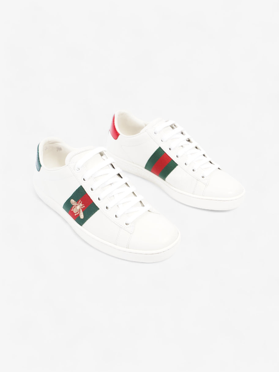 Gucci Ace Sneakers with Bee White / Green / Red Leather EU 37 UK 4 Image 2