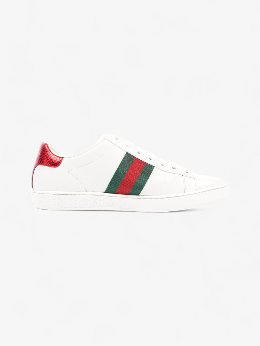 Gucci Ace Sneakers with Bee White / Green / Red Leather EU 37 UK 4 Image 4