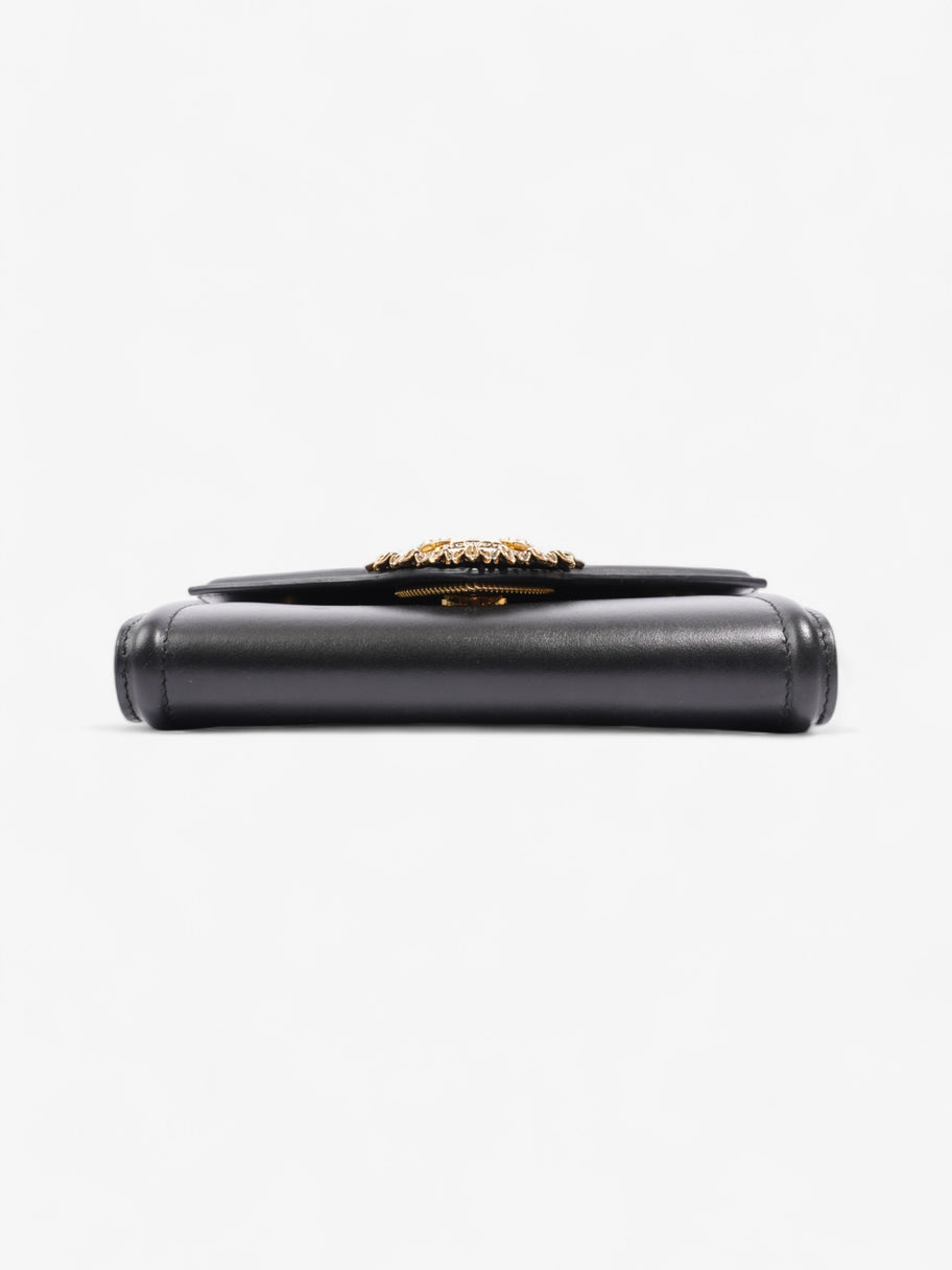 Dolce and Gabbana Devotion Bag Black Calfskin Leather Mini Image 6