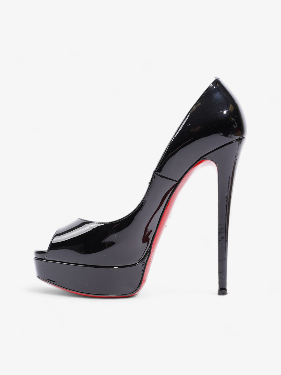 Christian Louboutin Lady Peep 150mm Black Patent Leather EU 39 UK 6 Image 3