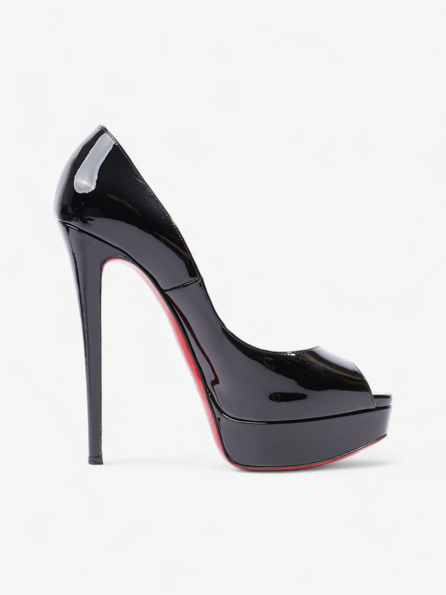 Christian Louboutin Lady Peep 150mm Black Patent Leather EU 39 UK 6 Image 4