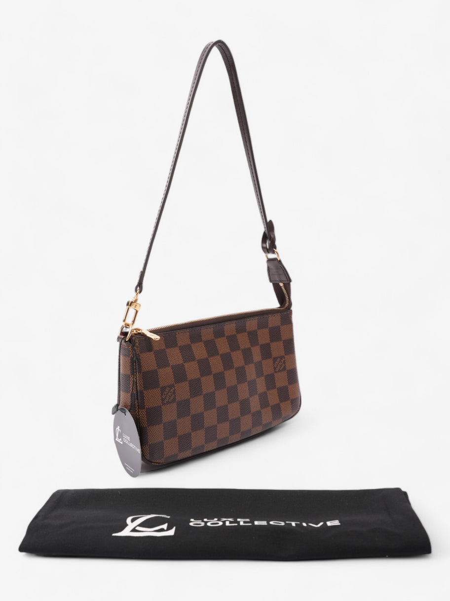 Louis Vuitton Pochette Accessoires Damier Ebene Coated Canvas Image 9