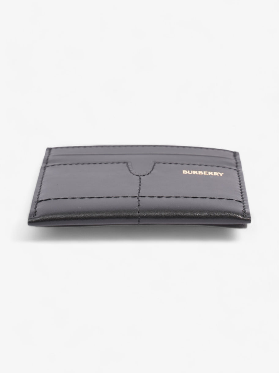 Burberry Snip Card Case Black Leather Image 3