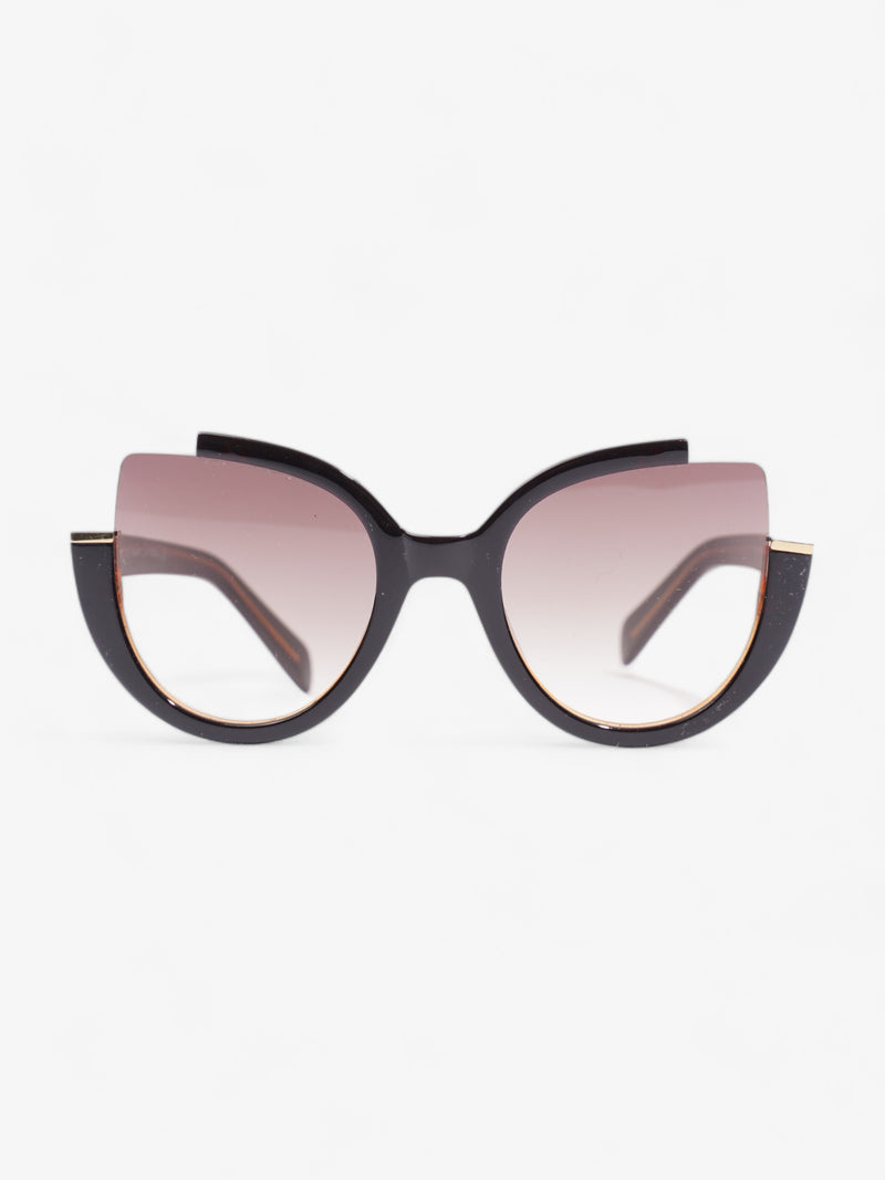  Marc Jacobs Cut Out Sunglasses  Brown Acetate 140mm