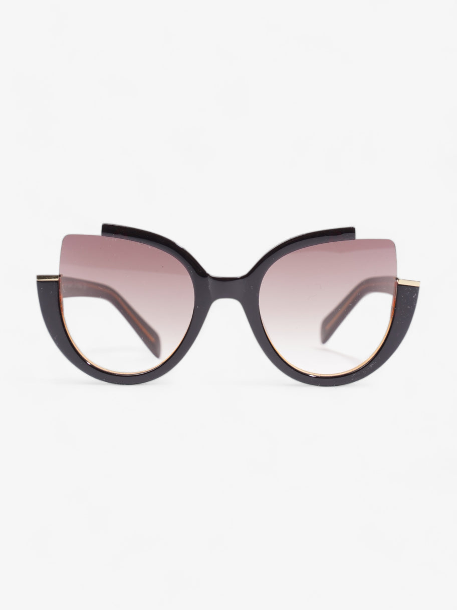 Cut Out Sunglasses  Brown Acetate 140mm Image 1