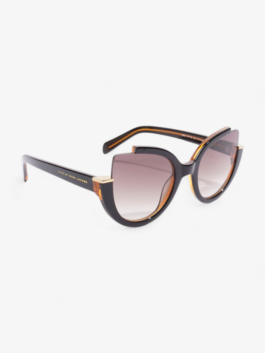 Cut Out Sunglasses  Brown Acetate 140mm Image 7