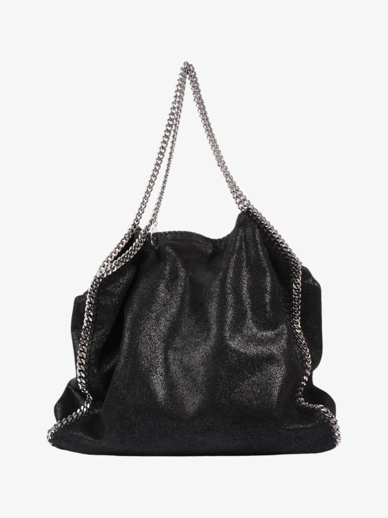  Stella McCartney Falabella Tote Black Faux Leather Large