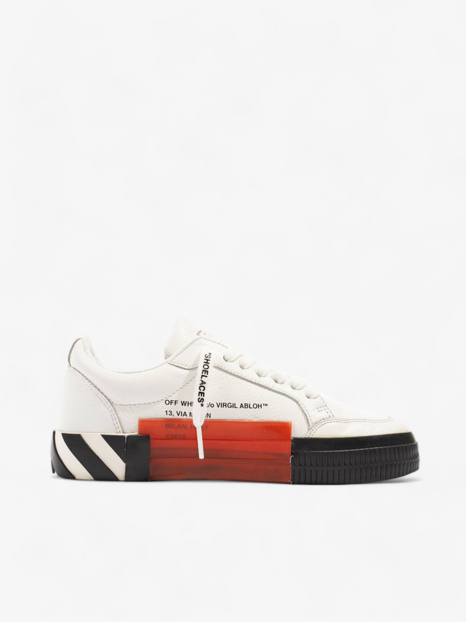 Off White Low Vulcanized White / Black Leather EU 38 UK 5 Image 4