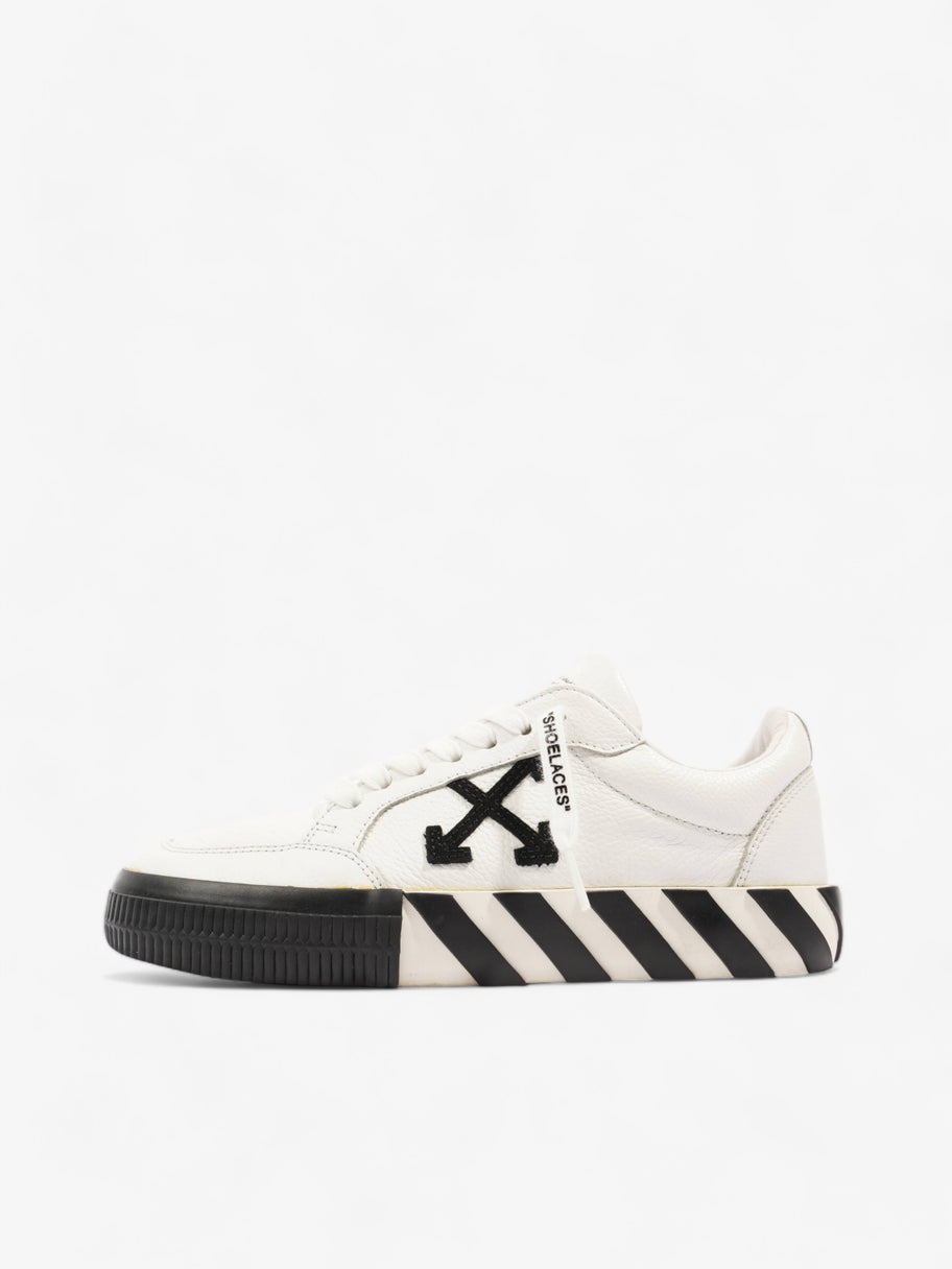 Off White Low Vulcanized White / Black Leather EU 38 UK 5 Image 5