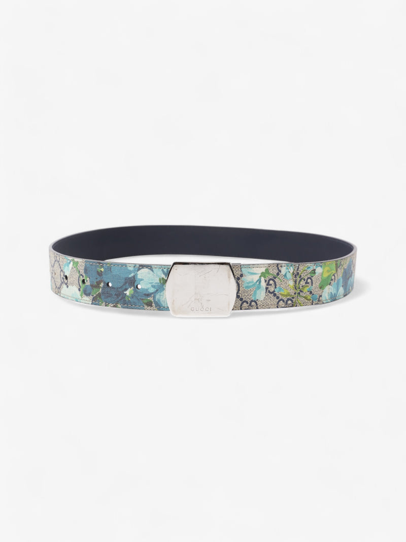  Gucci Blooms Belt GG Supreme / Blue Canvas 85cm / 34