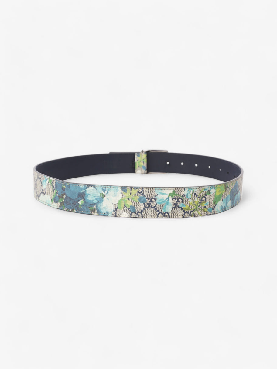 Gucci Blooms Belt GG Supreme / Blue Canvas 85cm / 34