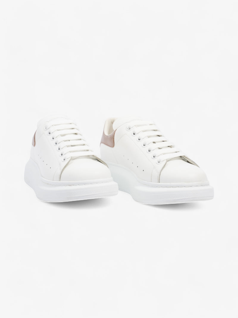  Alexander McQueen Oversized Sneakers White / Rose Gold Leather EU 41 UK 8