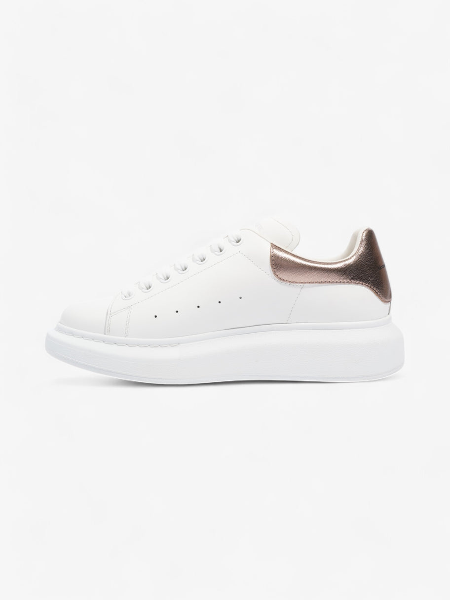 Alexander McQueen Oversized Sneakers White / Rose Gold Leather EU 41 UK 8 Image 3