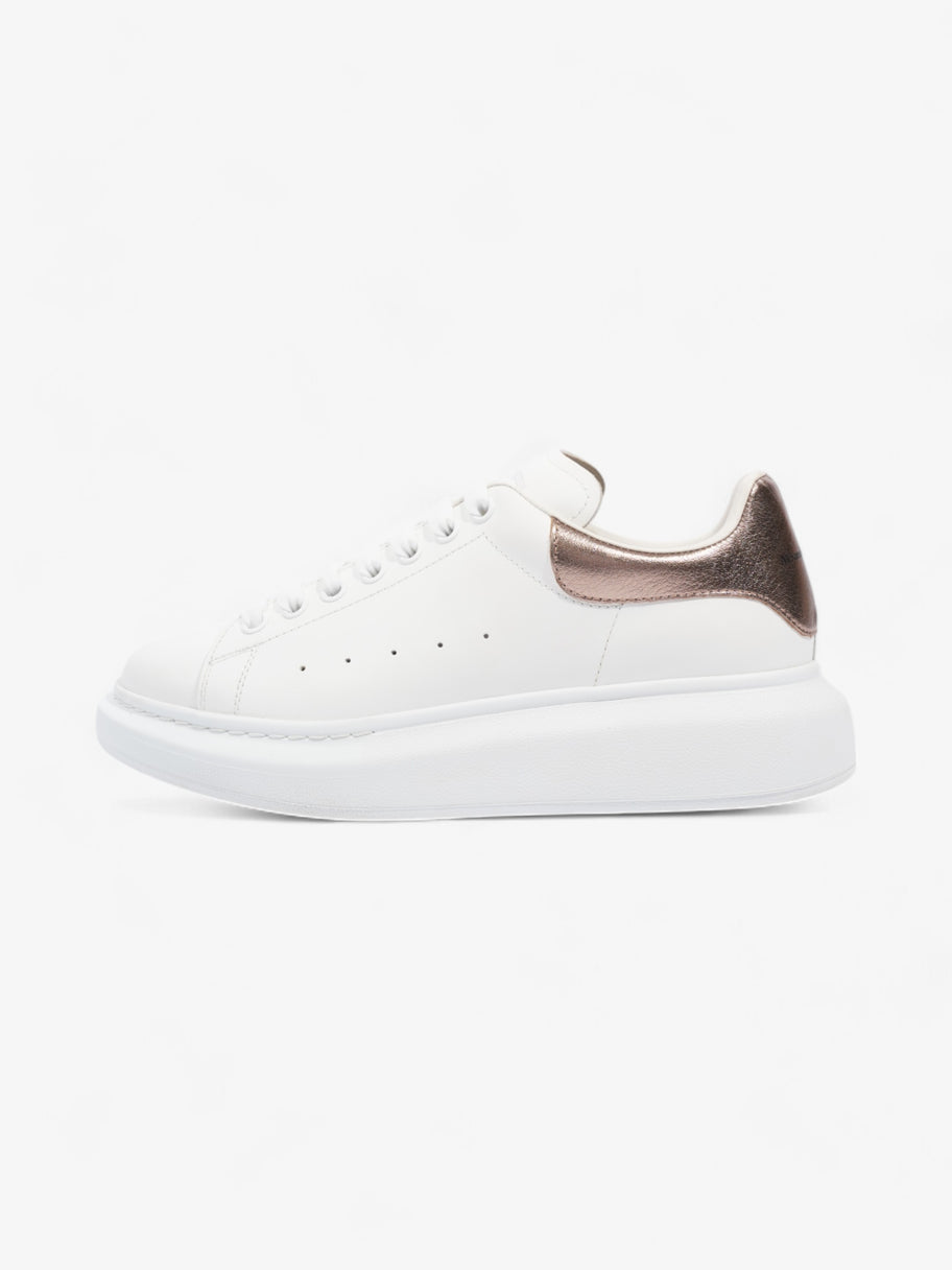 Alexander McQueen Oversized Sneakers White / Rose Gold Leather EU 41 UK 8 Image 5