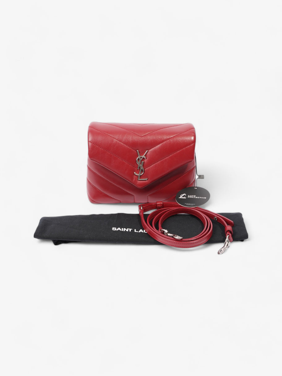 Saint Laurent Loulou Toy Red Leather Image 9