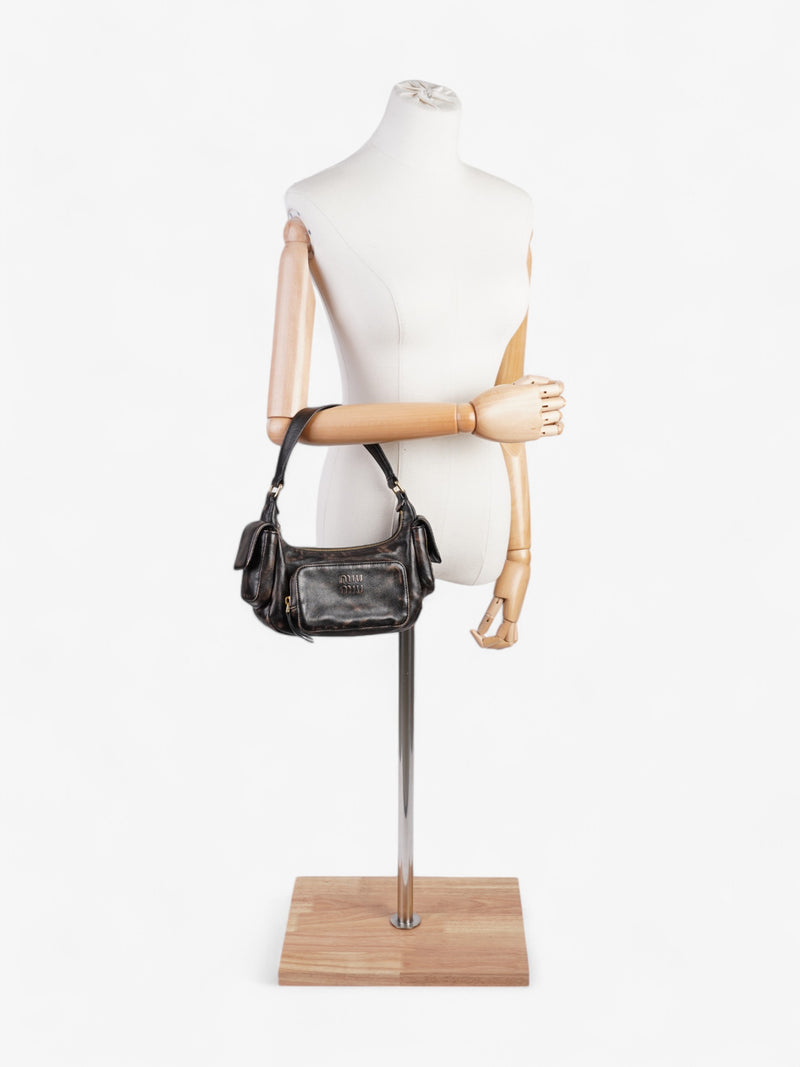  Miu Miu Pocket Bag Brown Nappa Leather