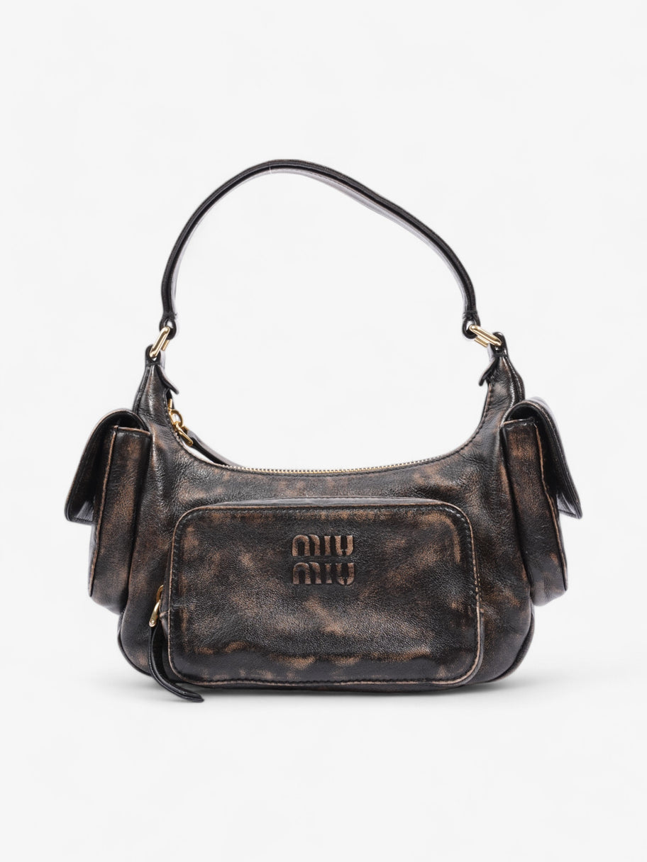 Miu Miu Pocket Bag Brown Nappa Leather Image 1