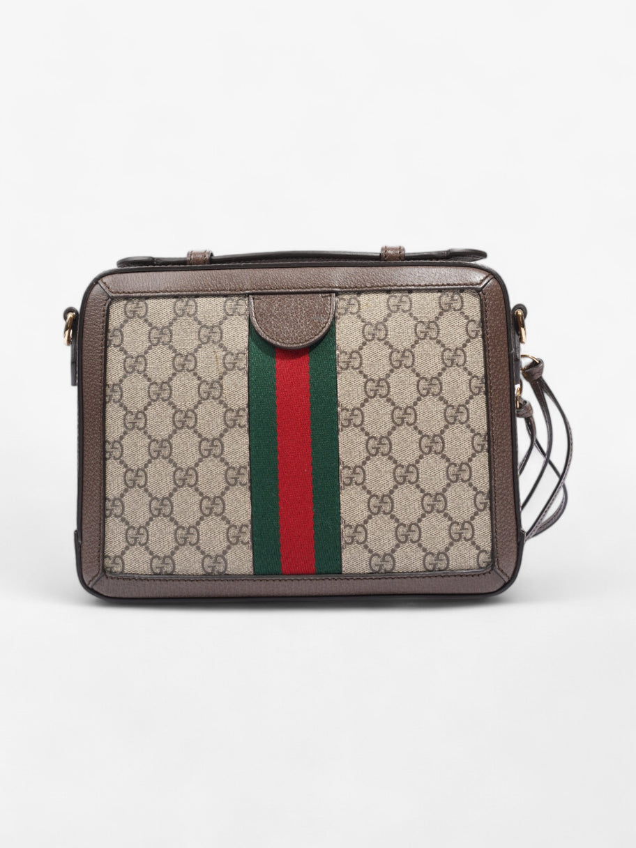 Gucci Ophelia GG Supreme / Brown Coated Canvas Small Image 4