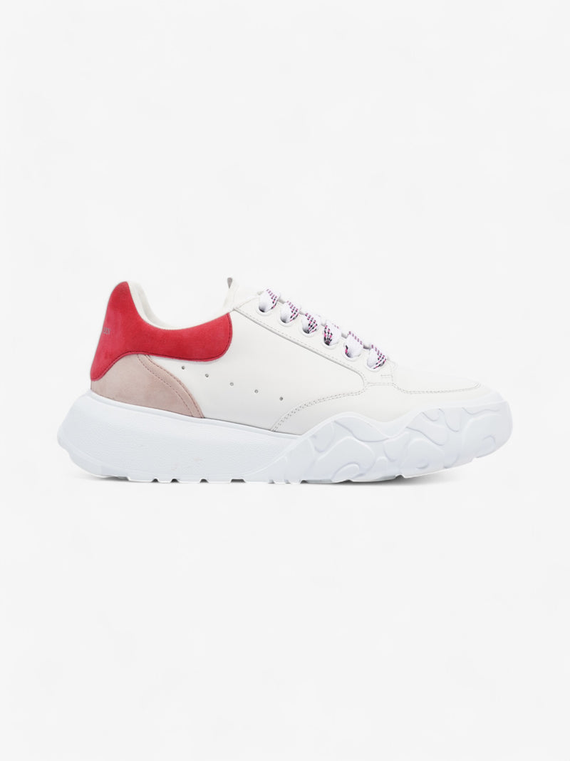  Alexander McQueen Court Sneakers White / Pink Leather EU 39 UK 6