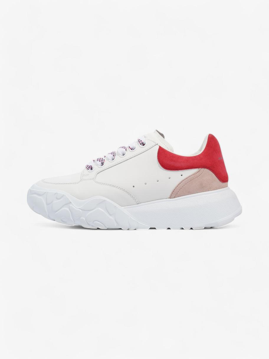 Alexander McQueen Court Sneakers White / Pink Leather EU 39 UK 6 Image 5