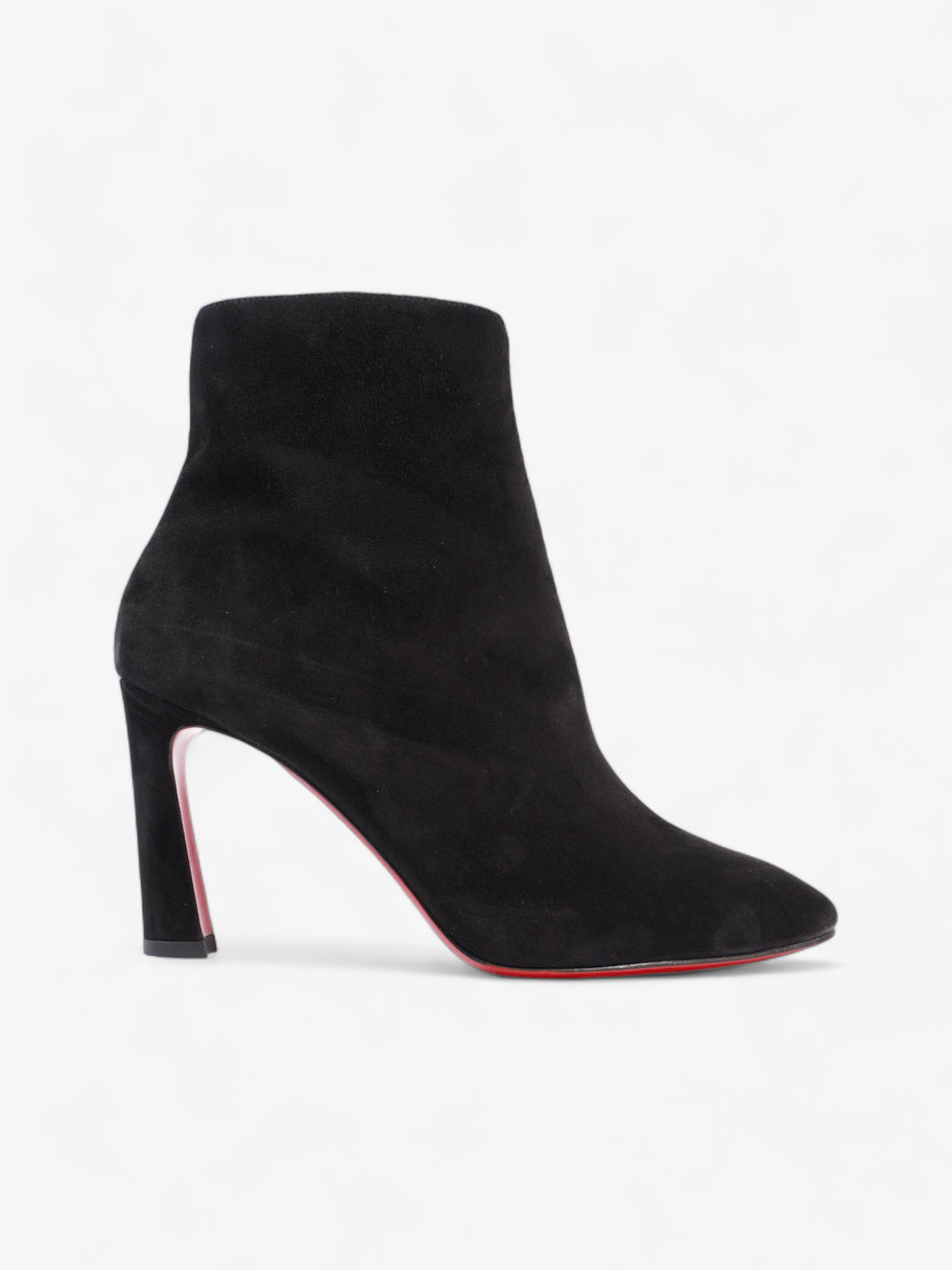 Christian Louboutin So Eleanor  85 Black Suede EU 37.5 UK 4.5 Image 1