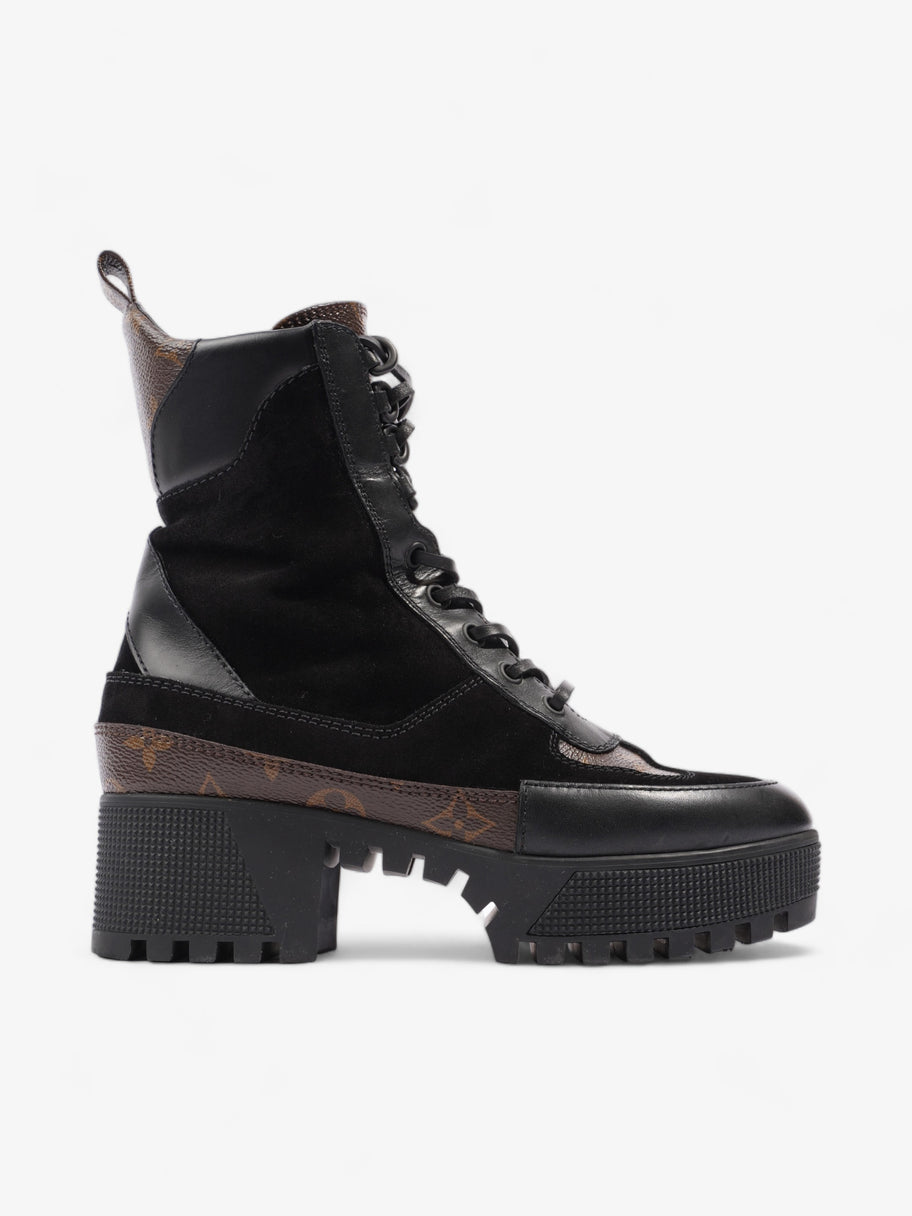 Louis Vuitton Laureate Platform Desert Boots  40mm Black / Monogram Suede EU 36.5 UK 3.5 Image 1