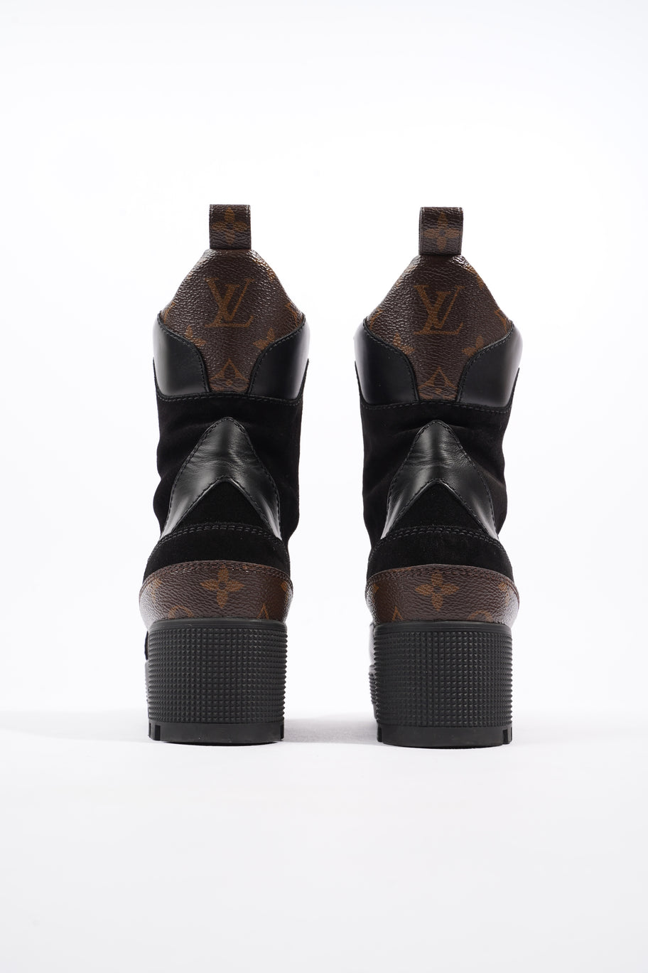 Louis Vuitton Laureate Platform Desert Boots  40mm Black / Monogram Suede EU 36.5 UK 3.5 Image 6