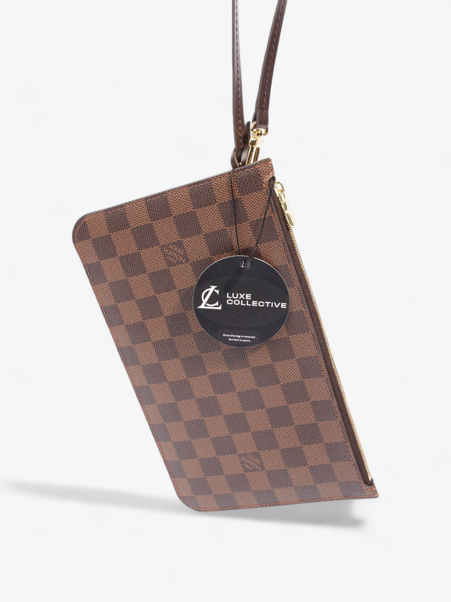 Louis Vuitton Neverful Pochette Damier Ebene Coated Canvas Image 8