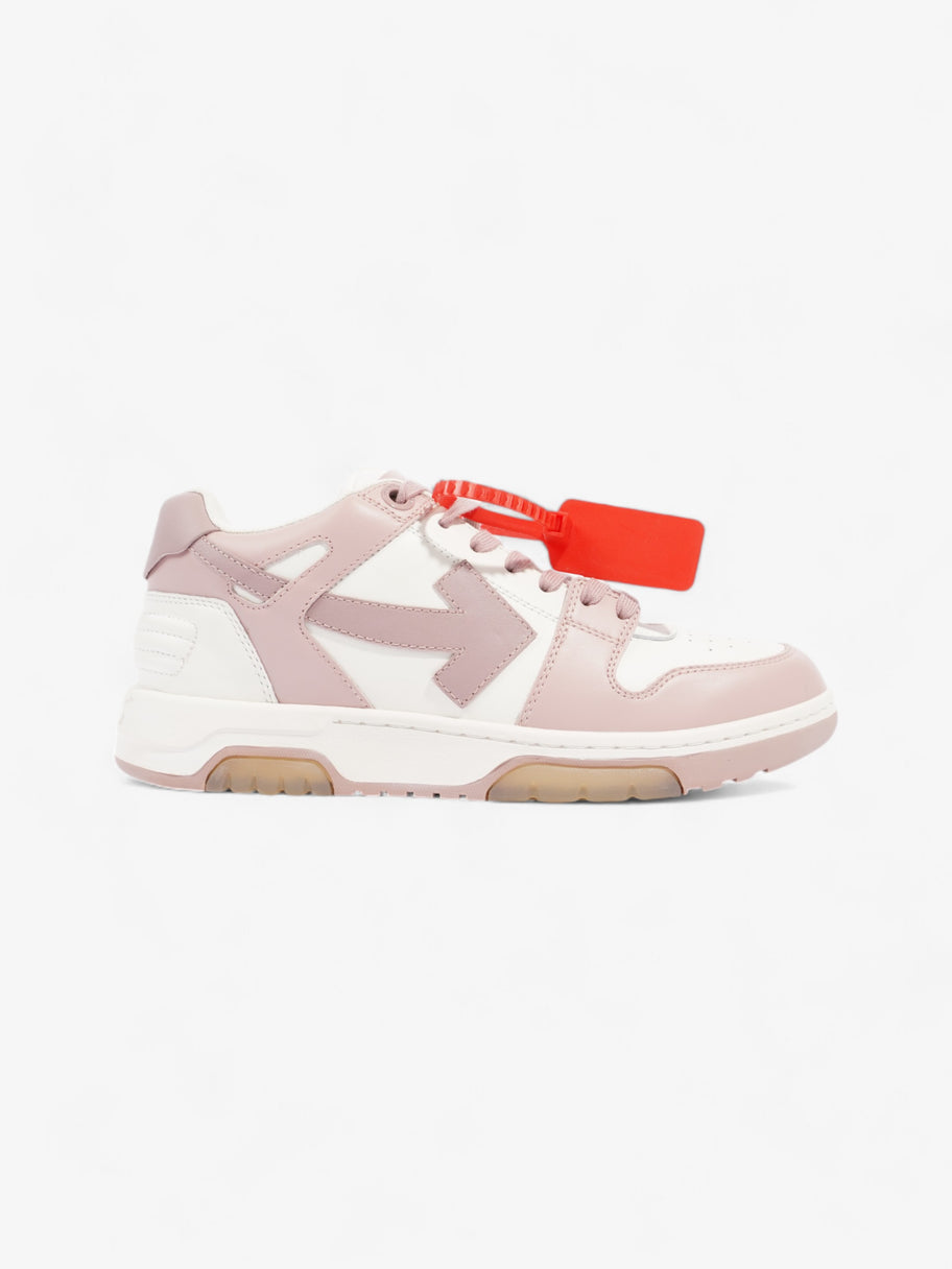 Off White Out Of Office Sneakers White  / Pink Leather EU 40 UK 7 Image 1