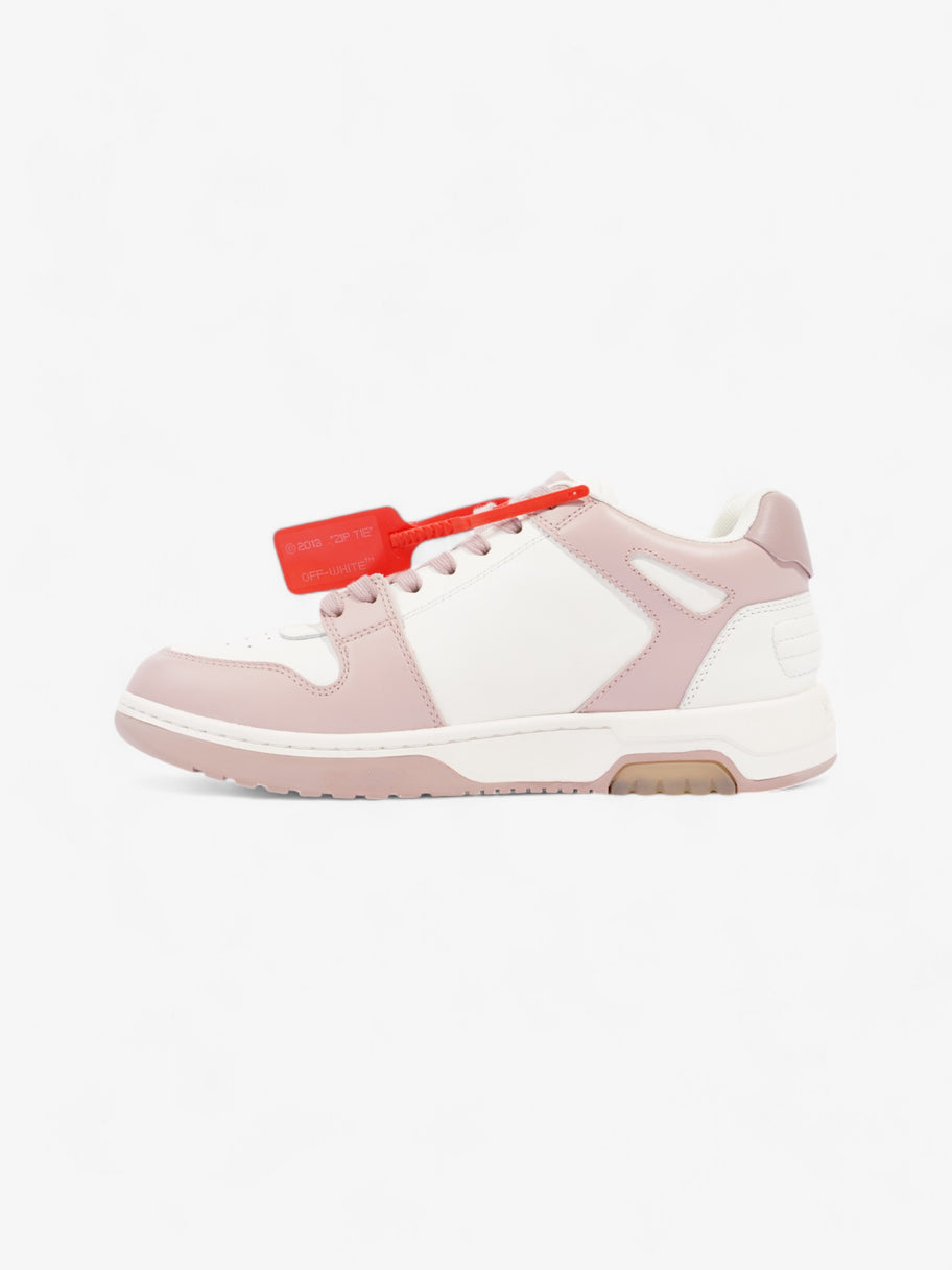 Off White Out Of Office Sneakers White  / Pink Leather EU 40 UK 7 Image 3