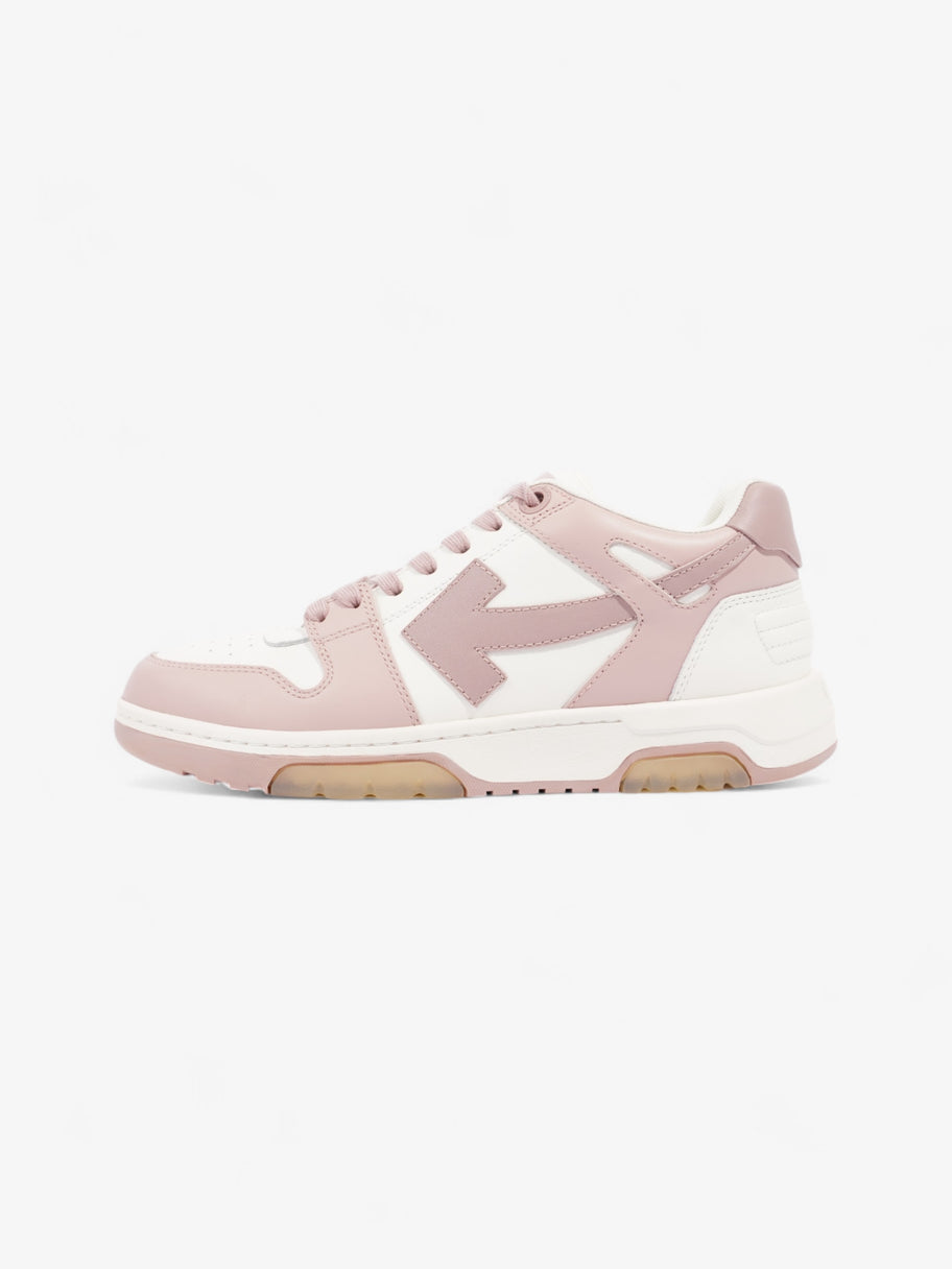 Off White Out Of Office Sneakers White  / Pink Leather EU 40 UK 7 Image 5