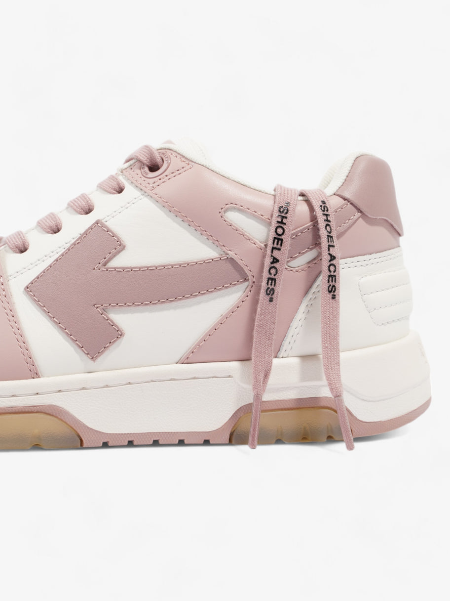 Off White Out Of Office Sneakers White  / Pink Leather EU 40 UK 7 Image 9