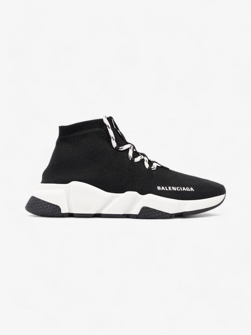  Balenciaga Speed Lace-Up Sneakers Black Knit EU 39 UK 6