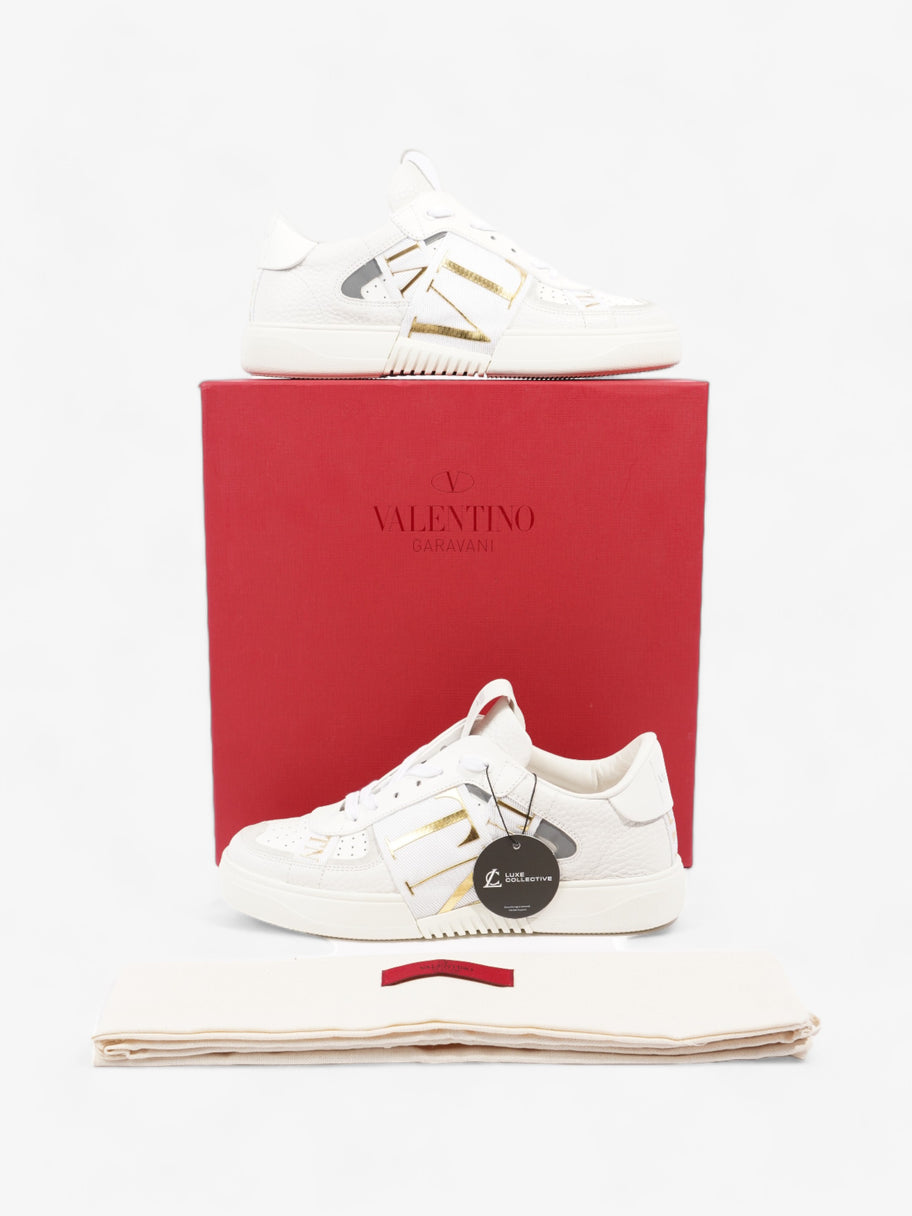 Valentino VL7N White / Gold Calfskin Leather EU 39 UK 6 Image 10