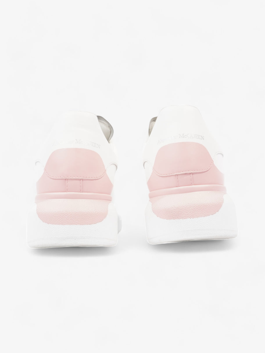 Alexander McQueen Oversized Drop Tab Sneakers White / Rose Quartz Leather EU 41 UK 8 Image 6