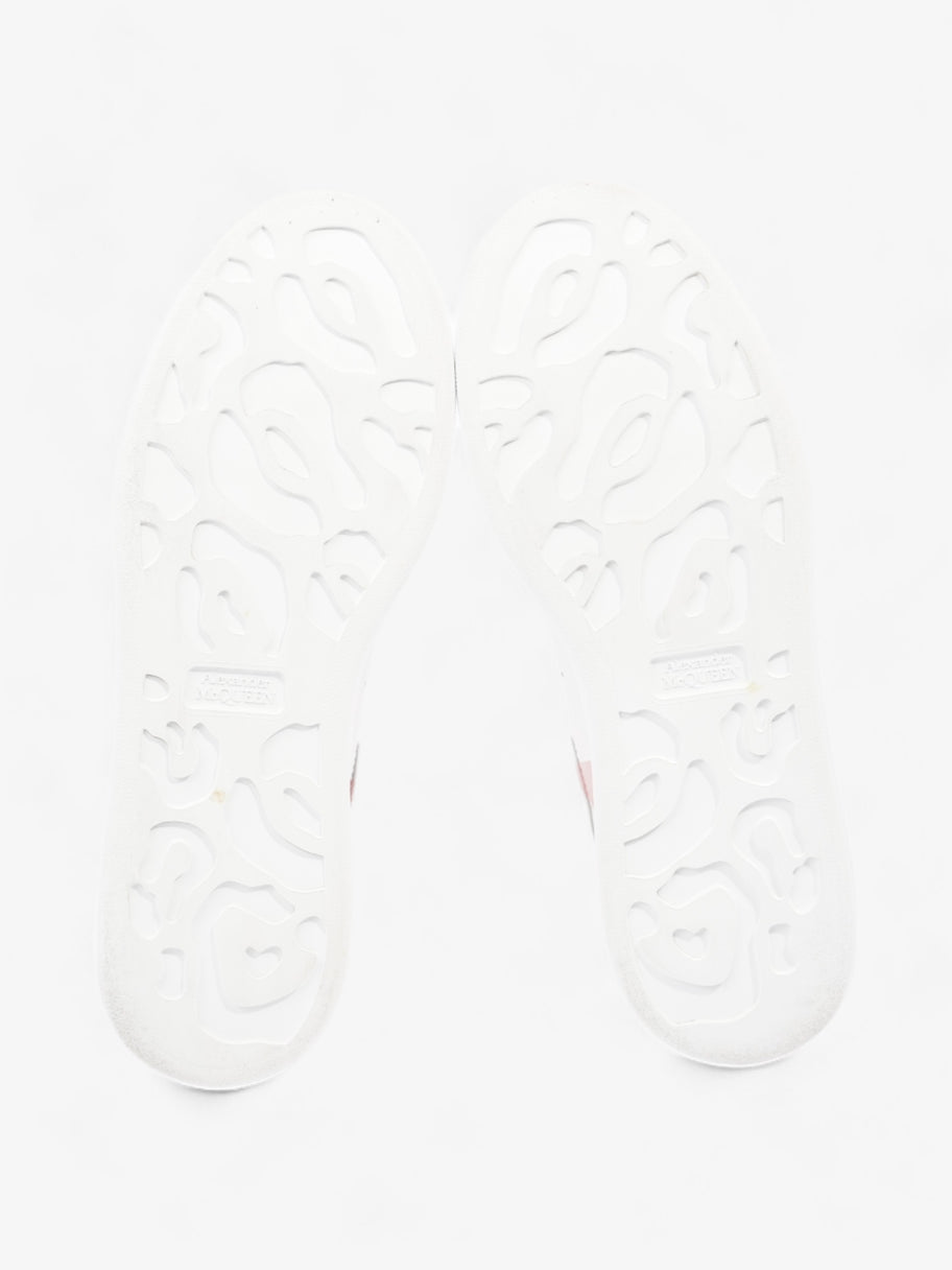 Alexander McQueen Oversized Drop Tab Sneakers White / Rose Quartz Leather EU 41 UK 8 Image 7