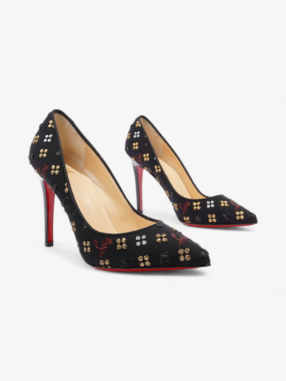 Christian Louboutin Pigalle Loubi In The Sky 100mm Black Multicolour Luxe Collective